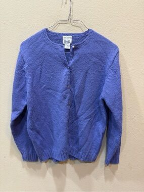Leon Levin Hand Loomed Cardigan Sweater size M